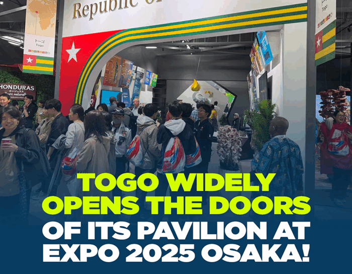 Togo proudly opens the doors of its pavilion at Expo 2025 Osaka! Togo proudly opens the doors of its pavilion at Expo 2025 Osaka!
